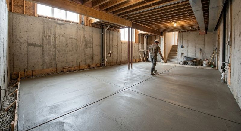 Basement Concrete Installation in Bonita Springs, FL