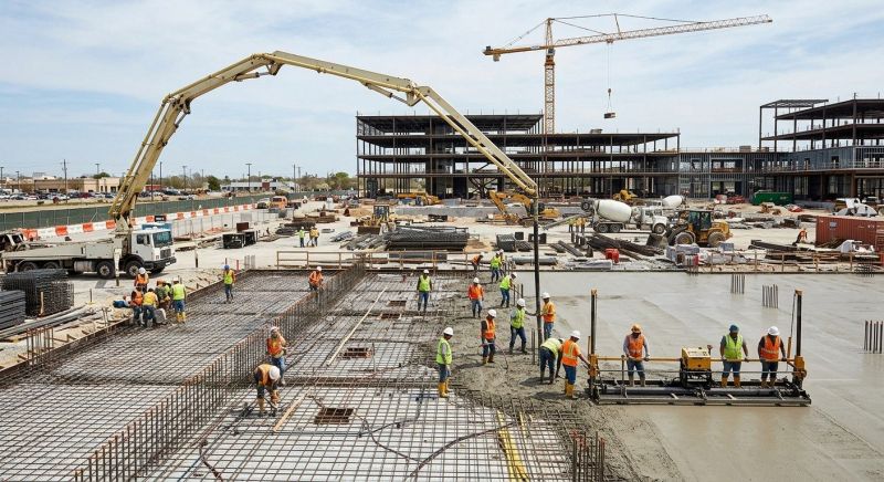 Commercial Slab Installation in Lee County, FL
