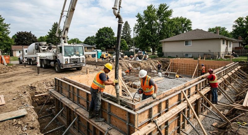 Foundation Wall Pouring in Cape Coral, FL