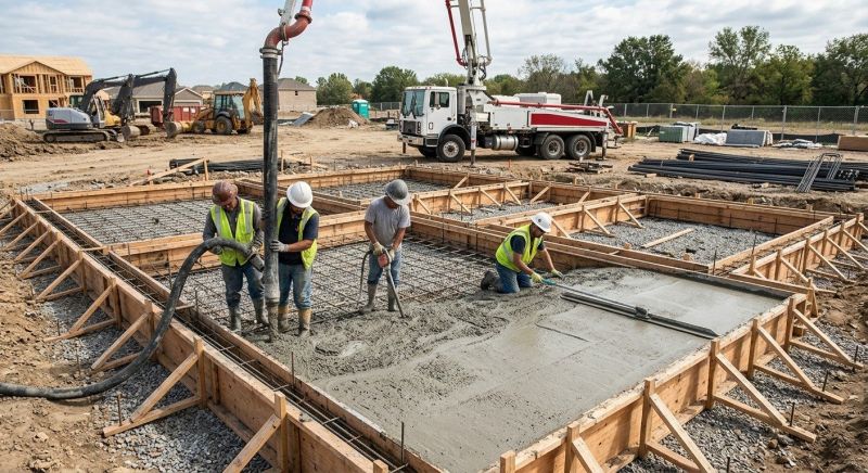 Foundation Wall Pouring in Cape Coral, FL