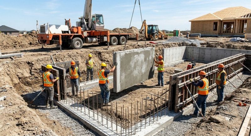 Foundation Wall Pouring in Lee County, FL